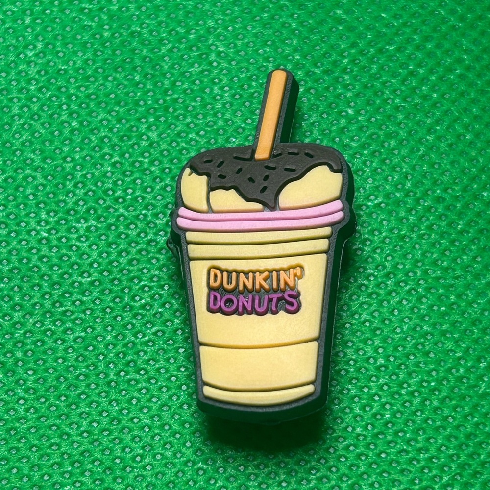 🌼 (5/$10 or 10/$15) NEW “Dunkin Donuts LOVER” Croc Charm Collection